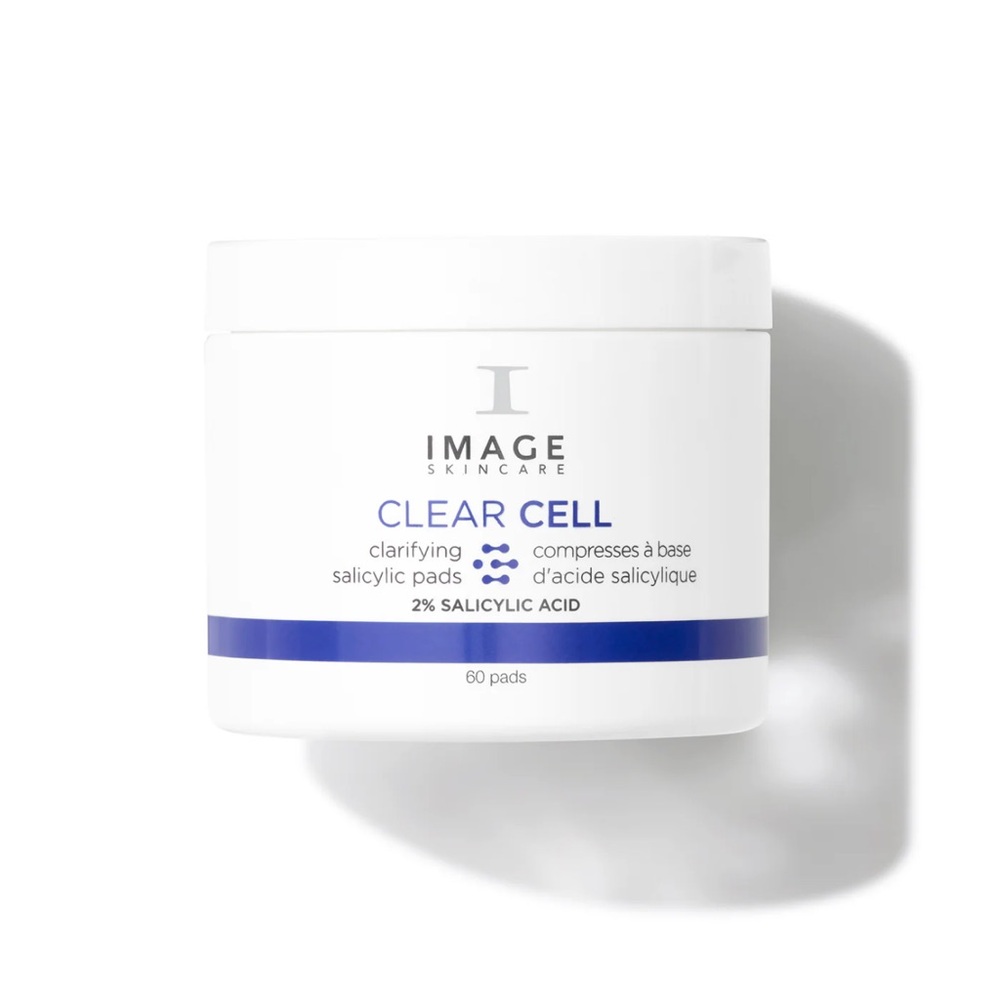 IMAGE Skincare Clear Cell Clarifying 2% BHA Salicylic Pads- 60 Pads (NIB)
